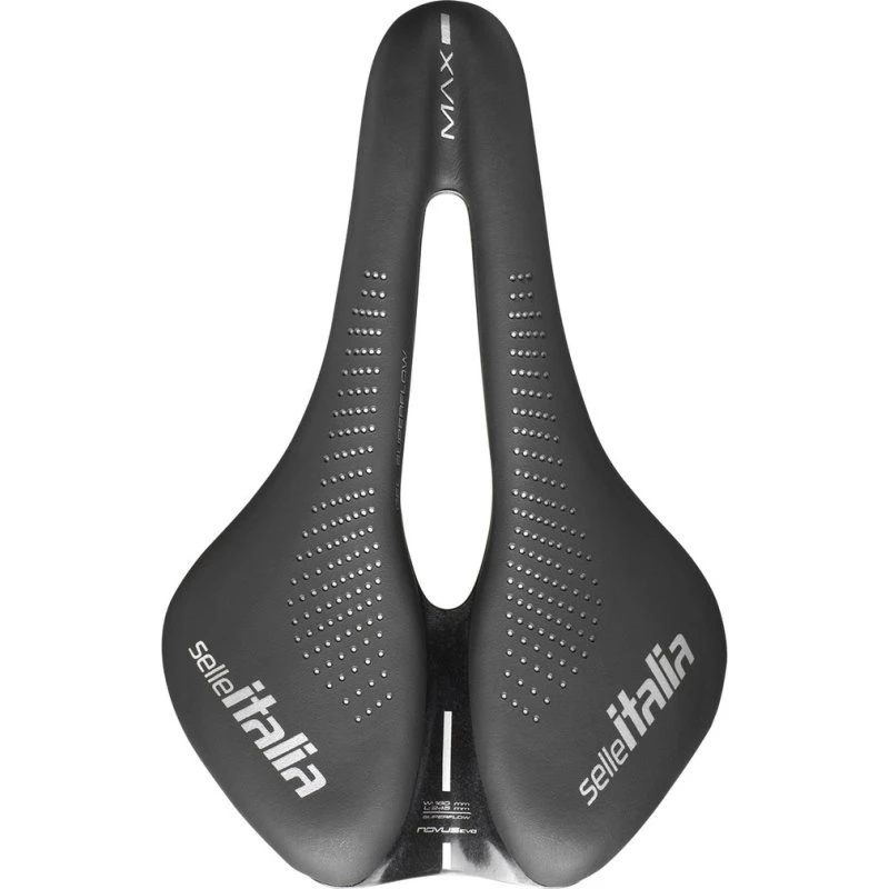 Selle Italia Max Novus Boost EVO TI316 Superflow Zadel Zwart L3