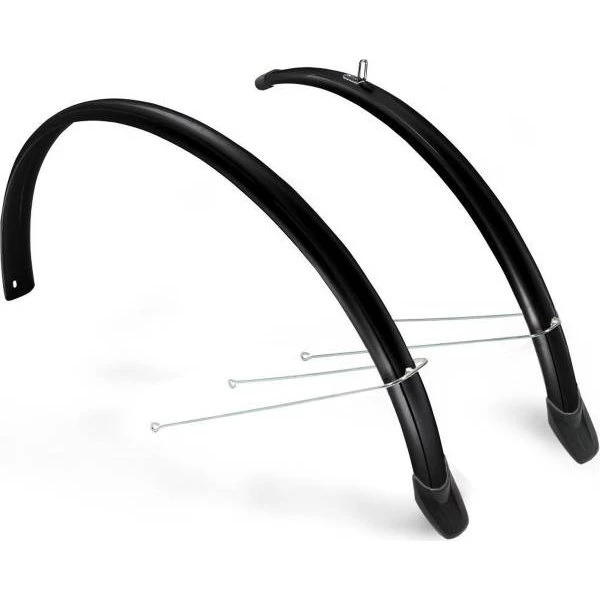 Eurofender Spatbordset 26" 58mm Zwart