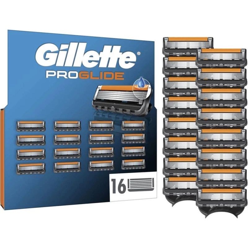 Gillette Fusion5 Proglide Scheermesjes voor Mannen - 16 stuks