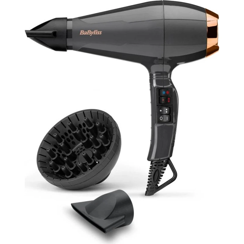 BaByliss Italian Air Pro 2200 6719DE Föhn - Zwart