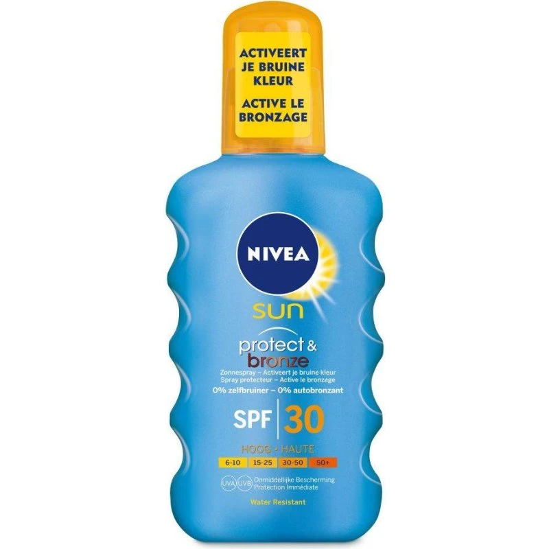 Nivea Sun Protect & Bronze Zonnespray SPF30 200ml