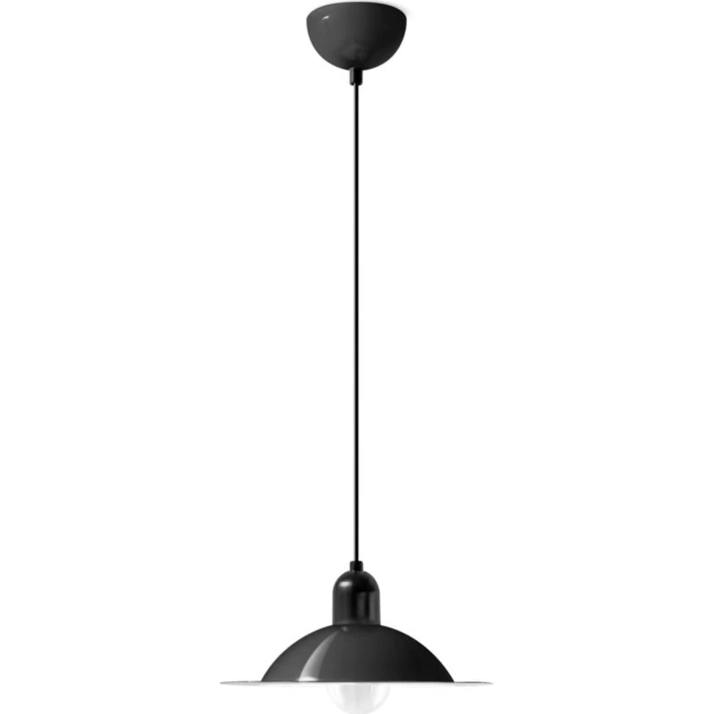 Stilnovo Lampiatta LED hanglamp, zwart, Ø 28 cm