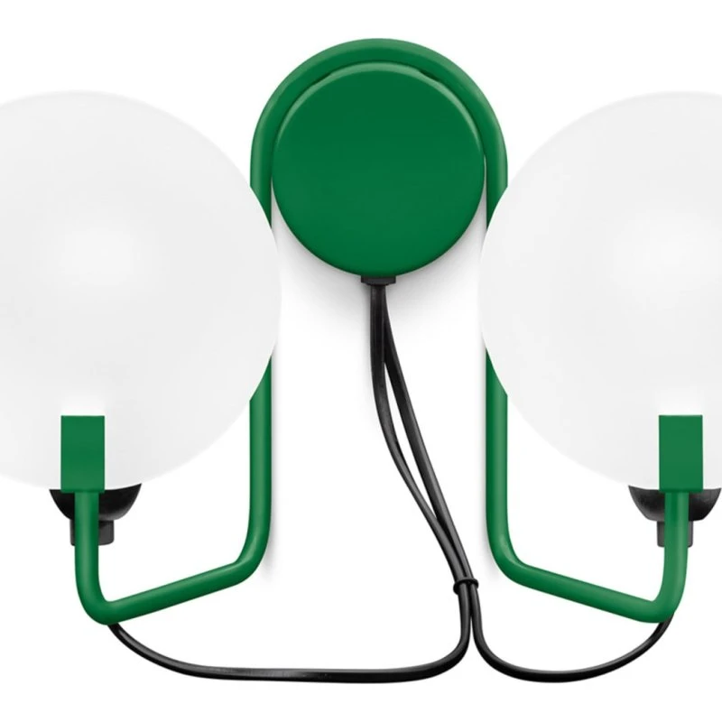 Stilnovo Bugia LED wandlamp - Groen - 2-lamps