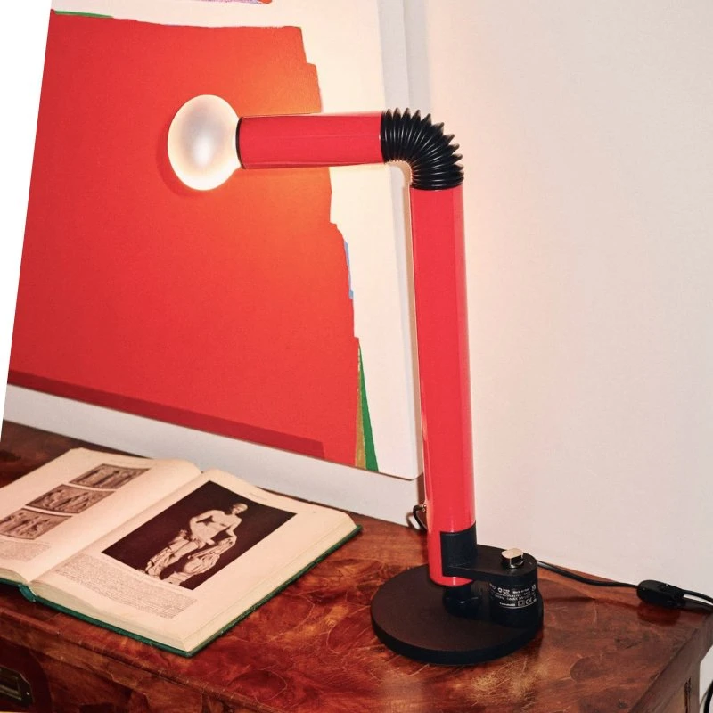Stilnovo Periscopio tafellamp - Rood - 68 cm