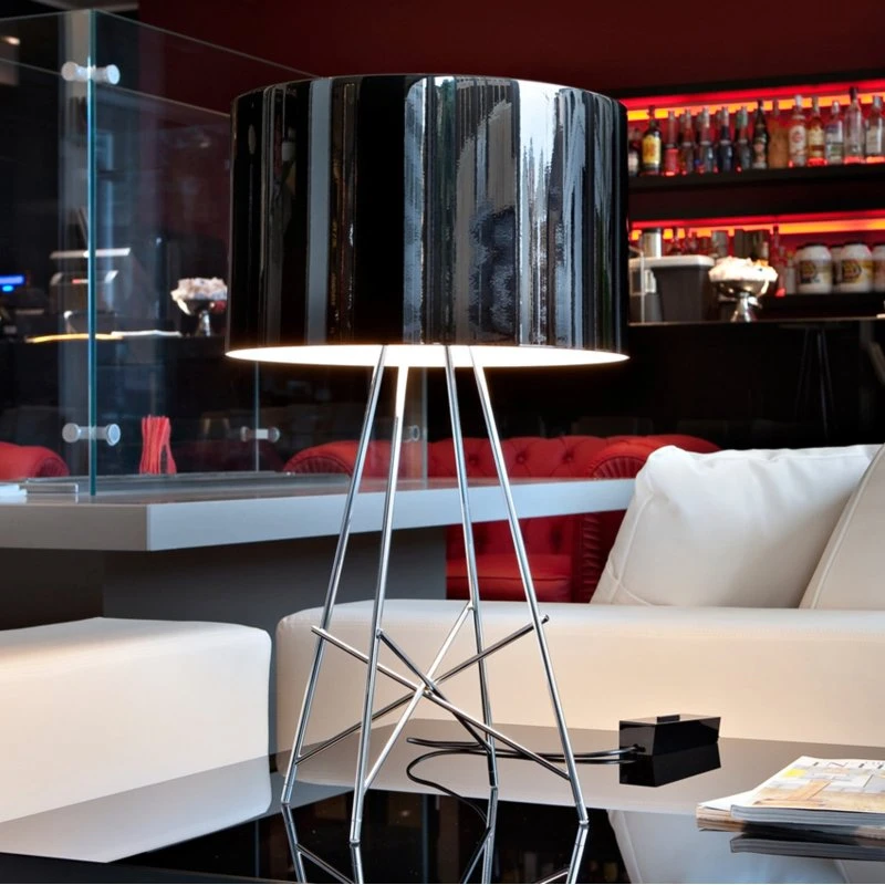 Flos Ray T Tafellamp - Zwart - Design Aluminium