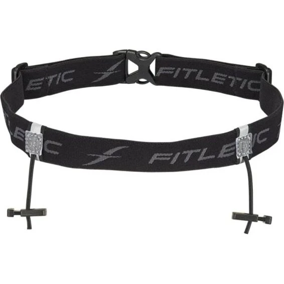 Fitletic Race Number Belt - Zwart - Verstelbaar