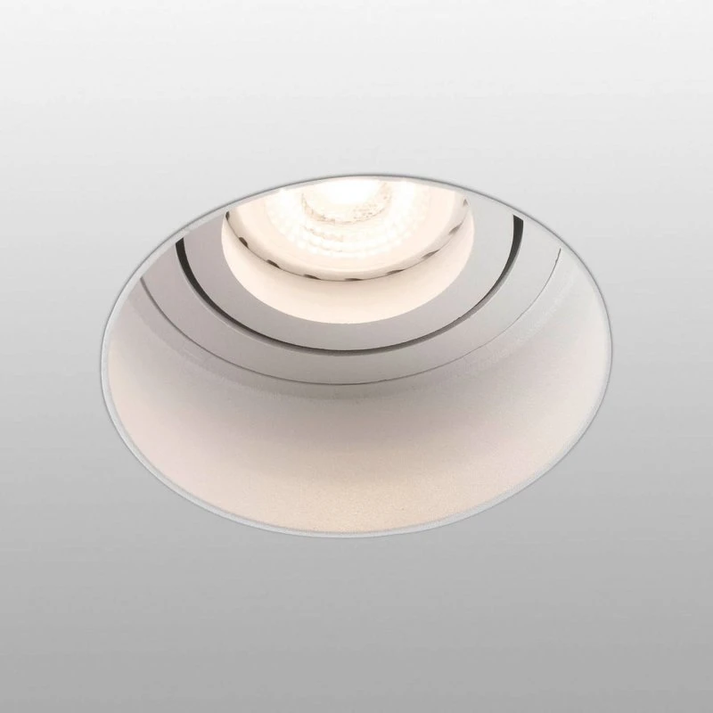 Faro Hyde Inbouwspot - Rond, Zwenkbaar, Wit, Ø 8,2 cm