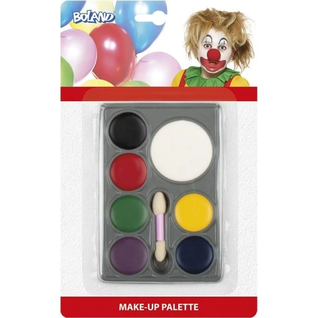Schmink Set - 7 Kleuren met Kwastje