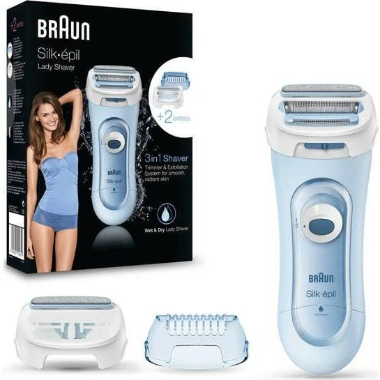 Braun Silk-epil Series 5 LS5160 Ladyshaver - Blauw