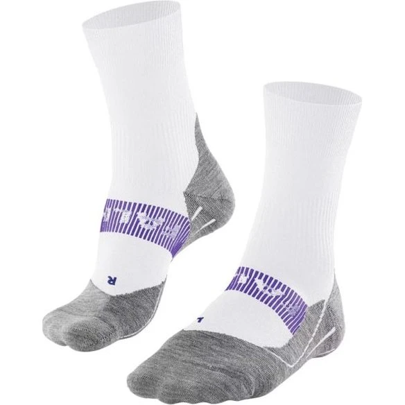 FALKE RU4 Endurance Cool Sportsokken 41-42 - Wit/Grijs