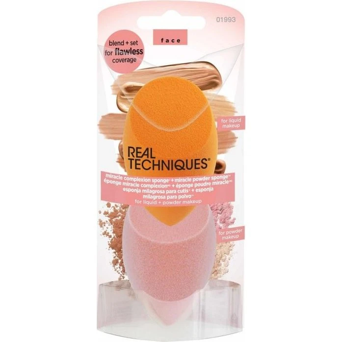 Real Techniques Miracle Complexion + Powder Sponge 2 st