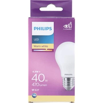 Philips LED Lamp Mat 40W E27 Warmwit
