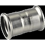 VSH XPress RVS rechte koppeling 22x22mm