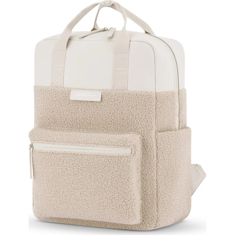 Kapten & Son Bergen Pro Fleece Rugzak 15 Inch Sandstone