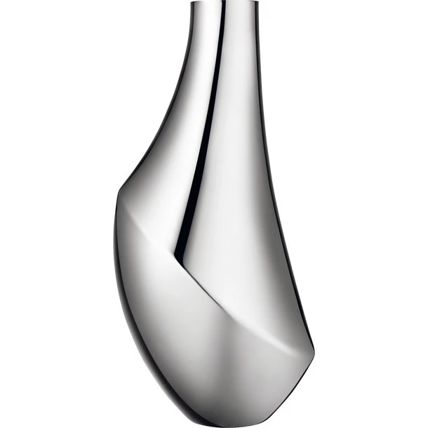 Georg Jensen Flora Vase Groot RVS Glanzend