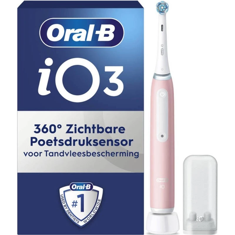 Oral-B iO 3 elektrische tandenborstel Roze
