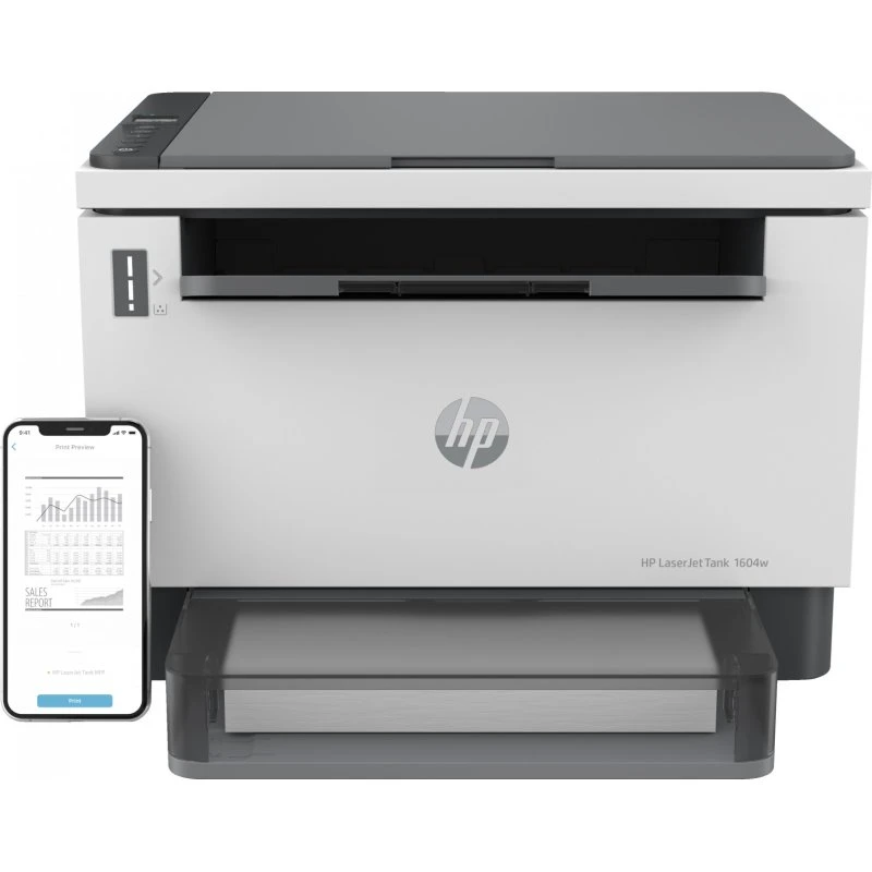 HP LaserJet Tank MFP 1604w Zwart-wit Laserprinter