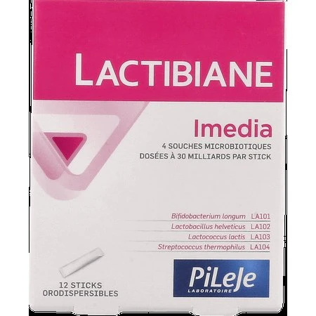 PiLeJe Lactibiane Imedia 12 sticks