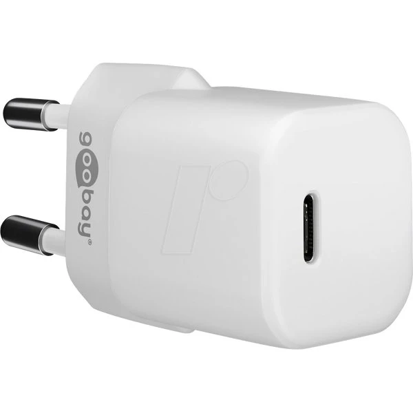 Goobay USB-C PD 30W snellader Nano wit