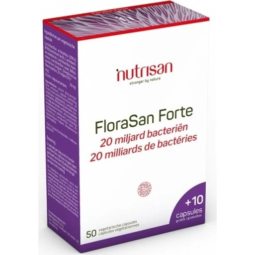 Nutrisan Florasan Forte V-Caps 50+10 — 20 miljard
