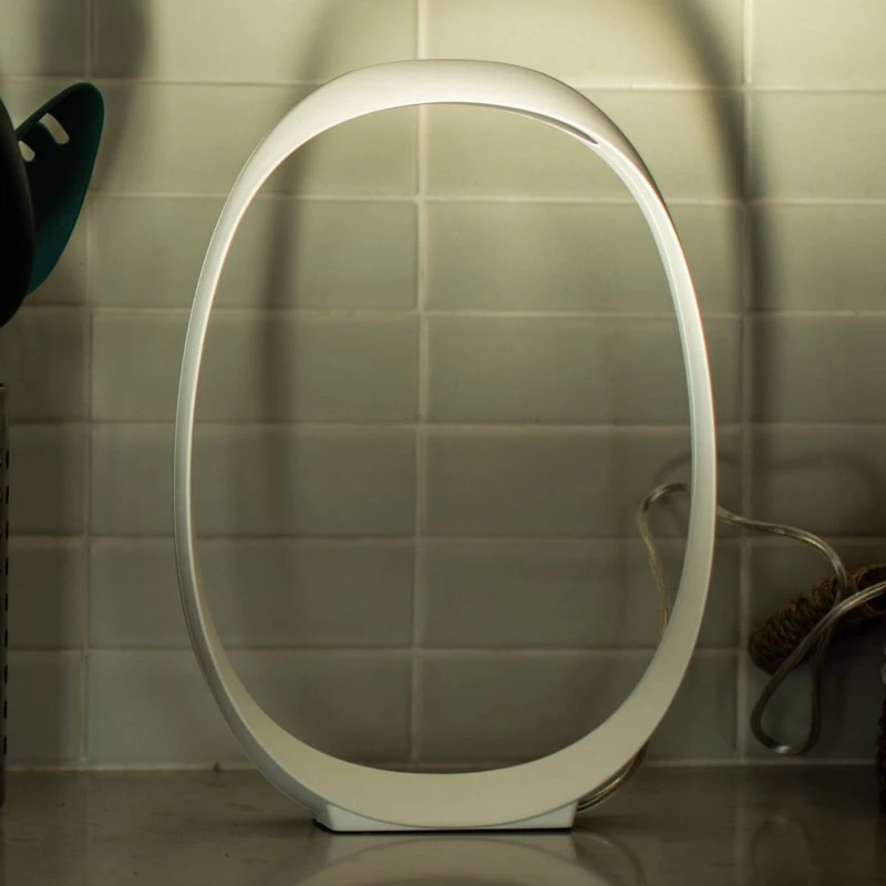 Foscarini Anisha Grande LED Tafellamp - Wit - Dimbaar