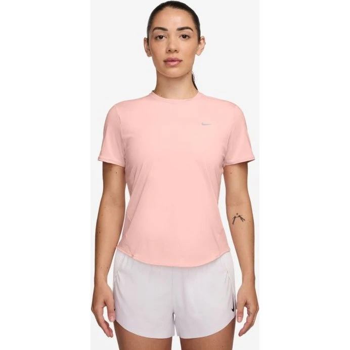 Nike Dri-FIT Swift SS Top Dames - Roze Hardloopshirt