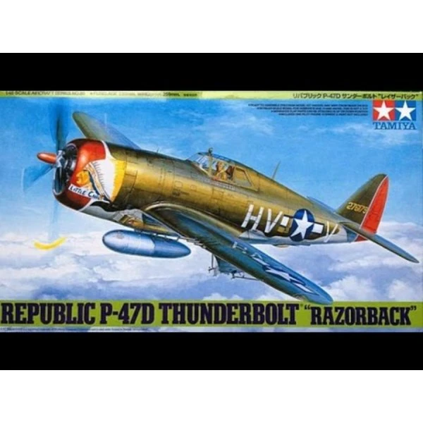 Tamiya 1:48 P-47D Thunderbolt Razorback Plastic Model Kit