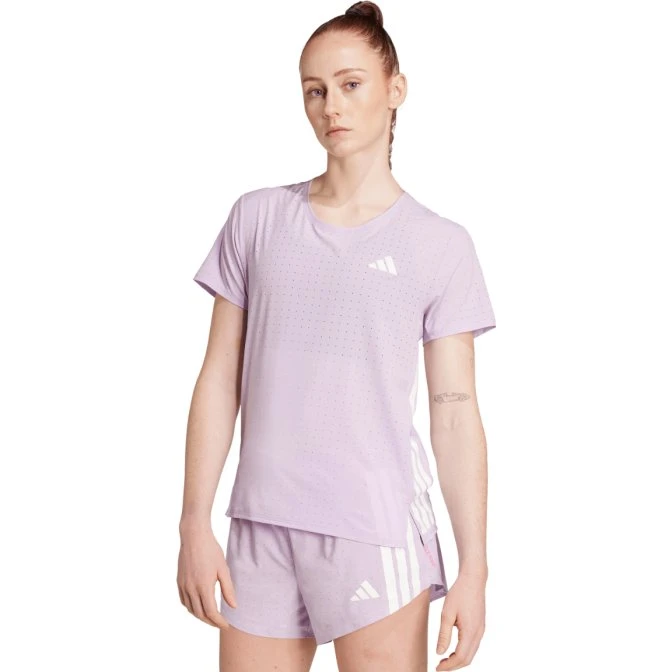 adidas Adizero Dames Hardloopshirt - Paars