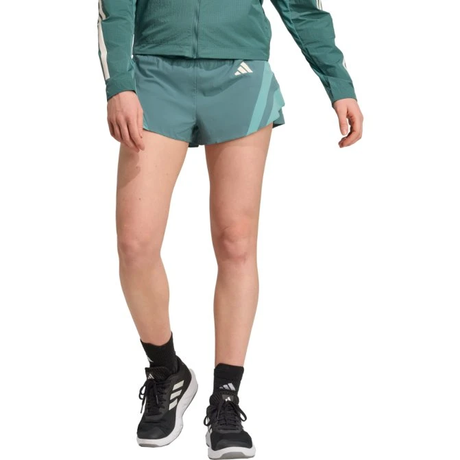adidas Adizero Archive Damesshort - Lichtgroen
