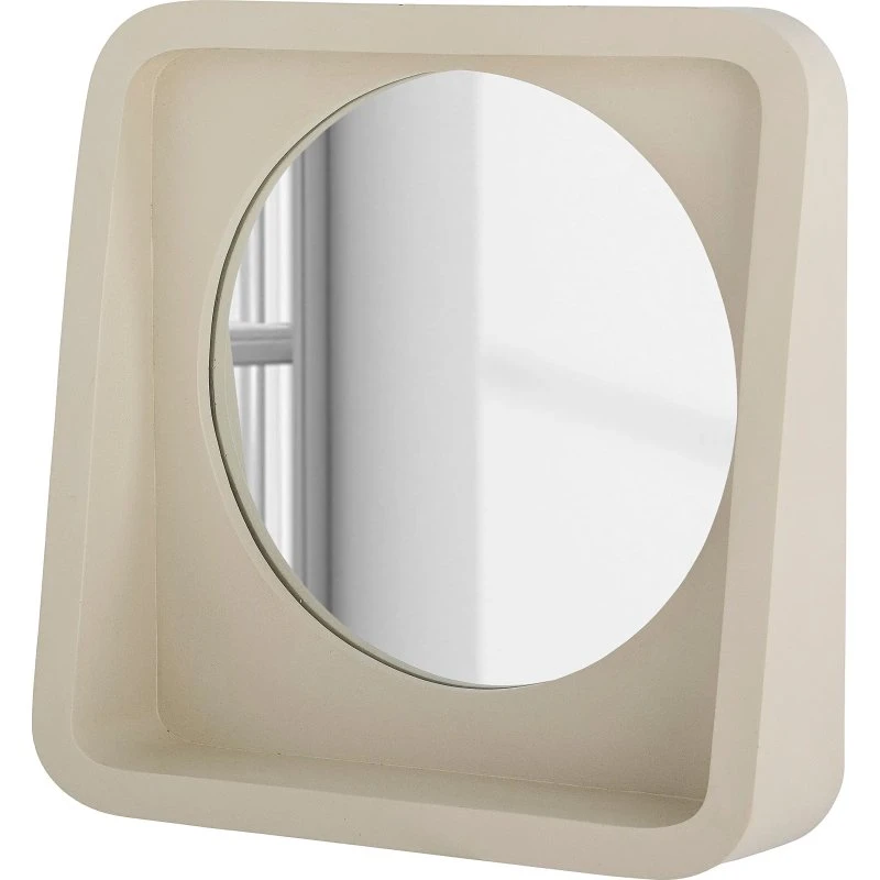 Bloomingville Phoebe Spiegel met plank - Nature, 39x10x39,5 cm