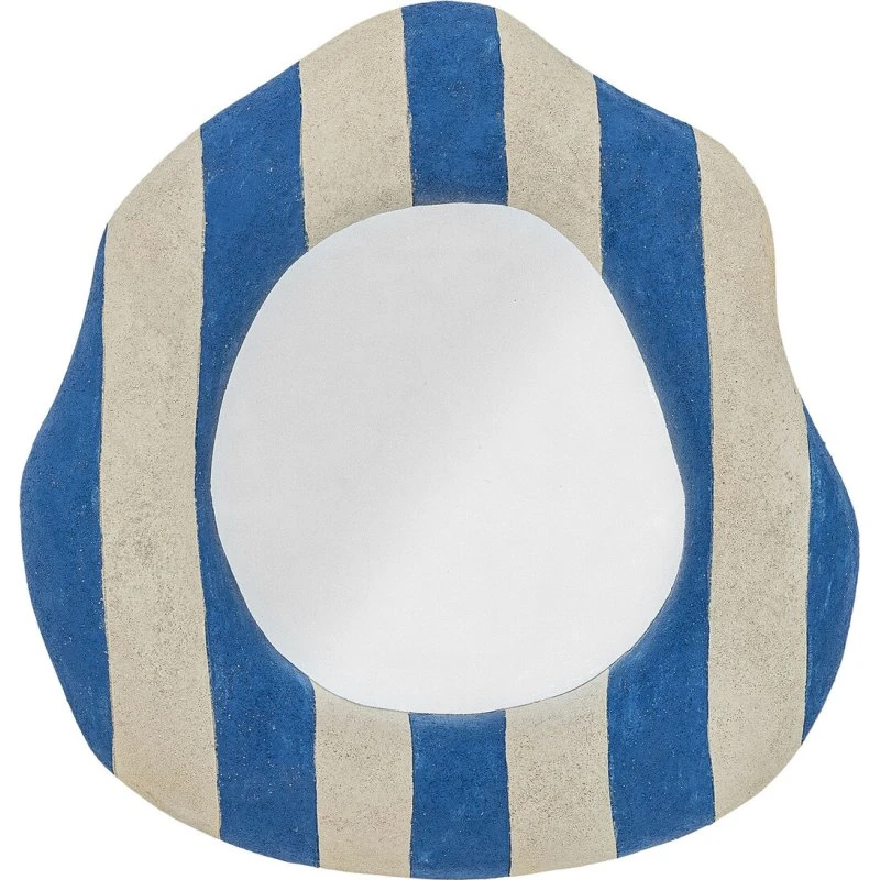 Bloomingville Travis Wandspiegel Blauw (39,5x38,5 cm)