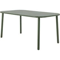 Bloomingville Calana Eettafel Groen Metaal 160x90x75 cm