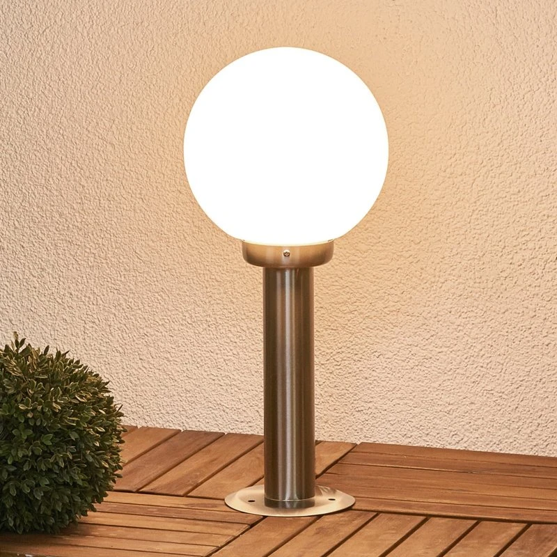 Lindby Vedran Tuinlamp - RVS - 45 cm - Modern