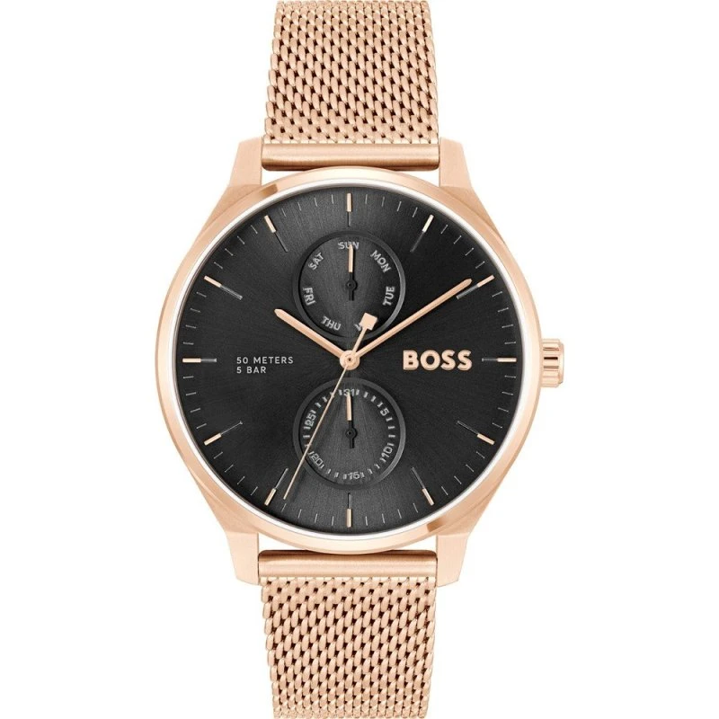 Hugo Boss Tyler HB1514104 Herenhorloge Roségoud 43 mm