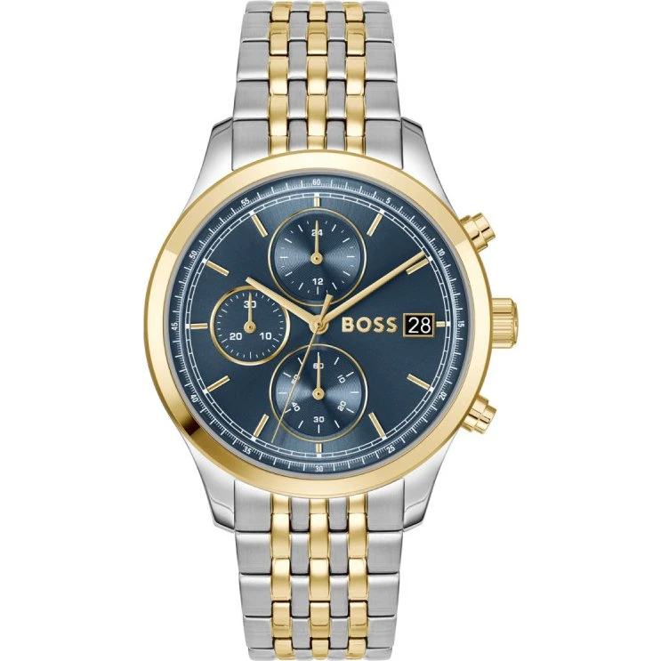 BOSS Stratus HB1514329 Chronograaf 41 mm Bicolor Blauw