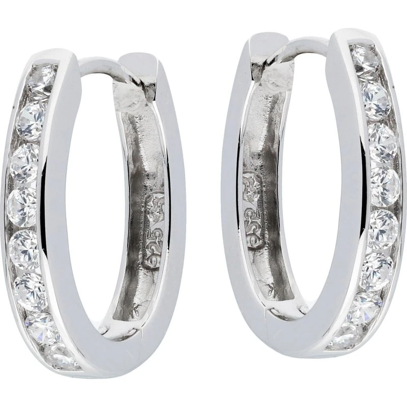 Silver Lining 107.0315.18 Dames Oorbellen Zilver 18 mm