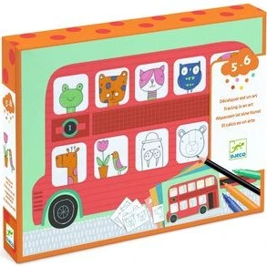 Djeco Tekenset Dieren Overtrekken 5-6 jaar