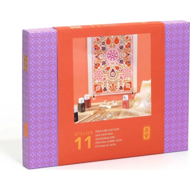 Djeco Atelier 11 - Zijdeschilderen Set