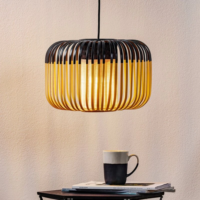 Forestier Bamboo Light S Hanglamp - Zwart - Ø 35 cm