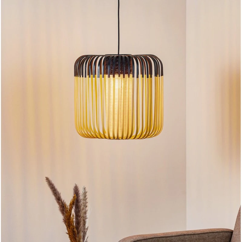 Forestier Bamboo Light M Hanglamp - Zwart - Ø 45 cm