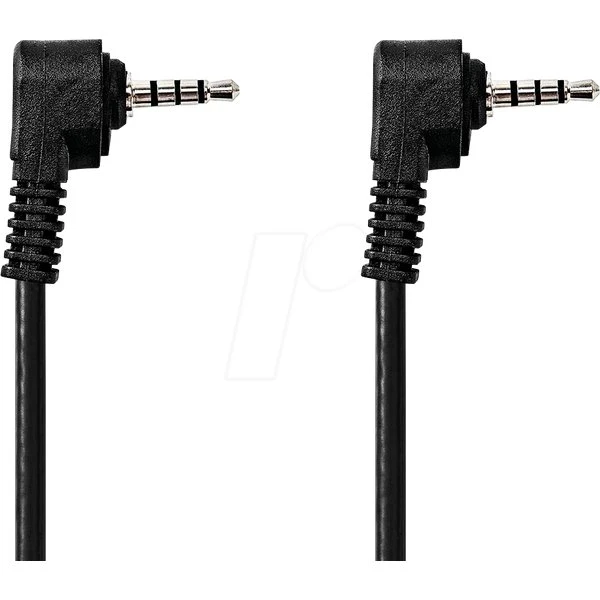 Nedis Composiet Audio Video Kabel 3.5 mm M-M 2,00 m Zwart