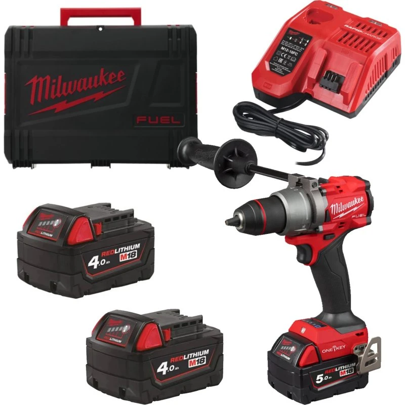 Milwaukee M18 ONEDD3-502X 18V Accuboormachine 158Nm