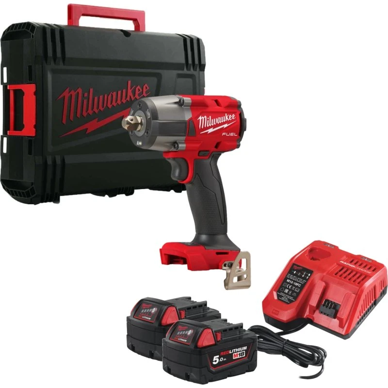 Milwaukee M18 FMTIW2P12-502X 1/2" Slagmoersleutel 5Ah