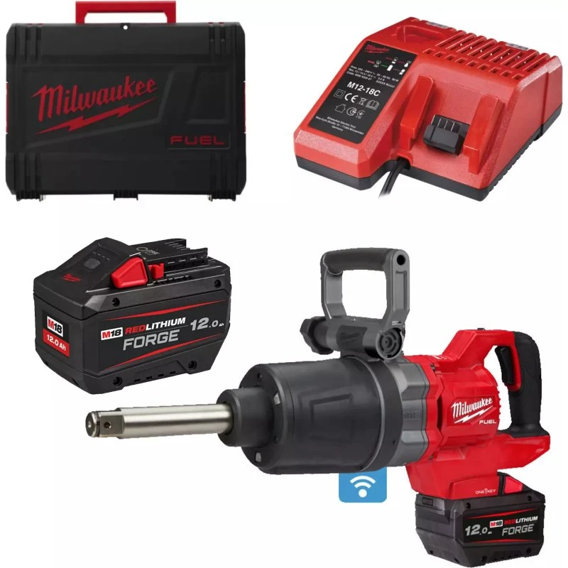 Milwaukee M18 FUEL™ Slagmoersleutel 18V 2711 Nm met Verlengas