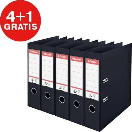 Esselte Vivida No.1 Ordner A4 50mm 5 Stuks Zwart