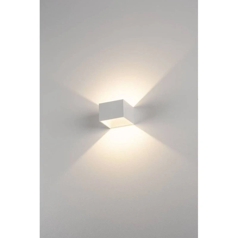 SLV Logs In Wandlamp - Wit - 6W - 3000K - 470lm
