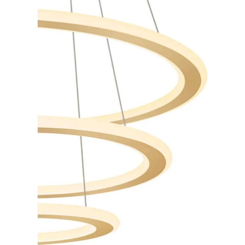 SLV One Flat Design Hanglamp Messing - Triple LED