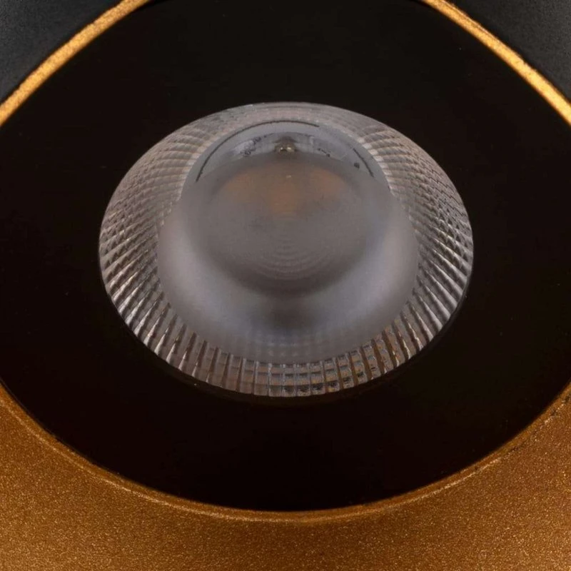 SLV Modela LED Up-Downlighter Zwart/Goud - 7.5W 2700K IP65