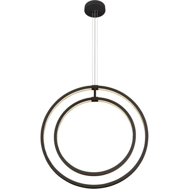 SLV One Vertical LED Hanglamp - Zwart - 40W - 80cm