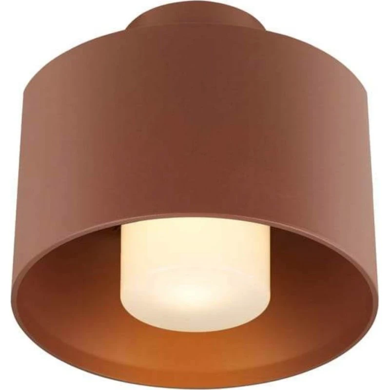 SLV Photoni Cyl Plafondlamp - Roestbruin - IP65 - E27